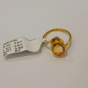 Yellow gold  22k gents stone rings