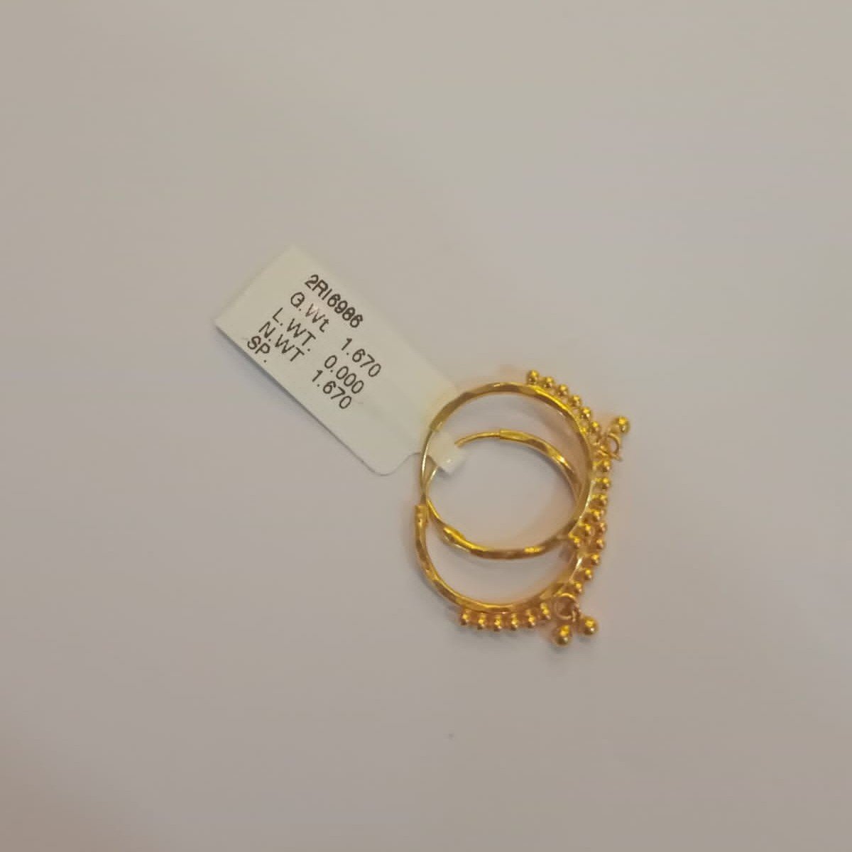 22k karwadi earring